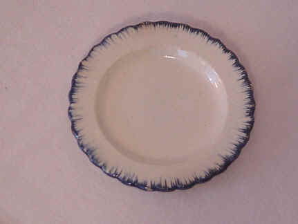 small feather edged plate