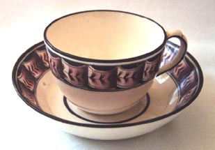 Creamware Cup and Saucer - For Sale on ebay